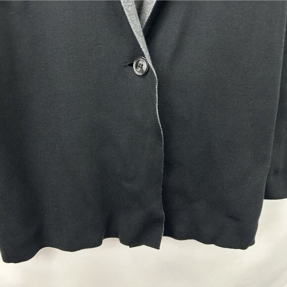 LILLA P Womens Medium Easy Sweater Jacket Cardigan Bottom Rayon Modal Blend $230 - Picture 11 of 11